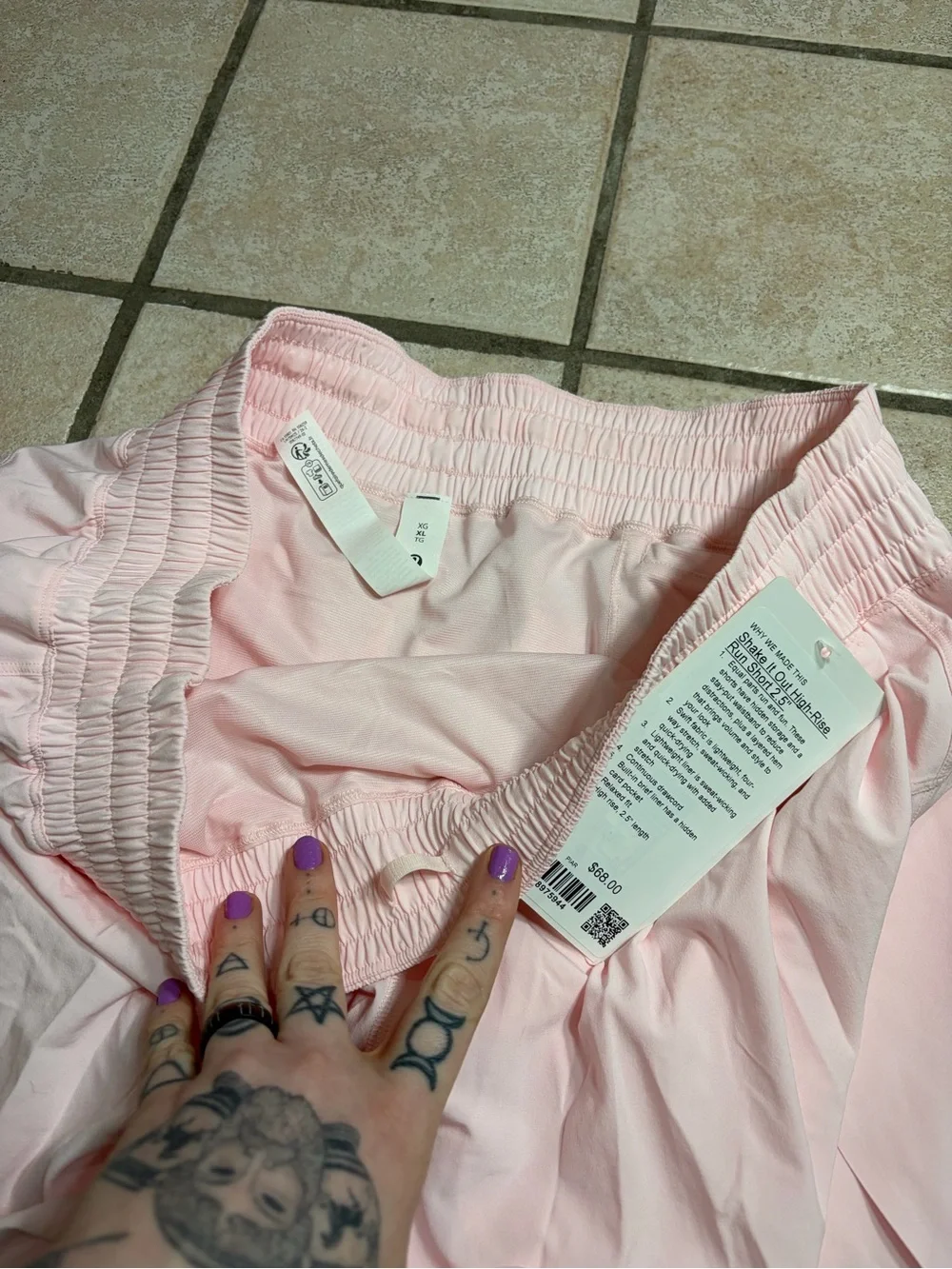 NWT Lululemon Shake It Out High-Rise Running Short 2.5